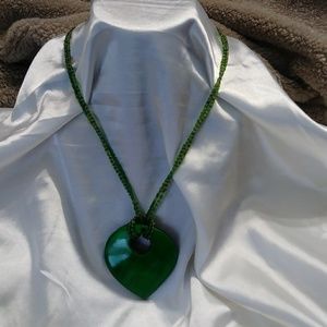 🆕Beaded Necklace with Resin Charm